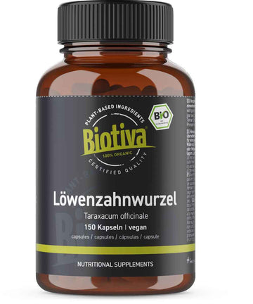 Löwenzahnwurzel Bio (150 Kapseln)